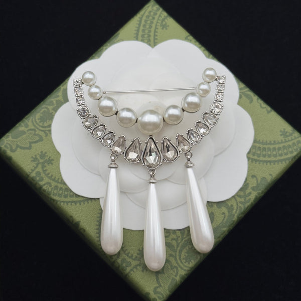 Gucci Brooch Silver 184022