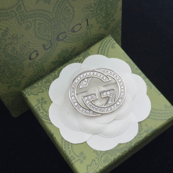 Gucci Brooch Silver 184126