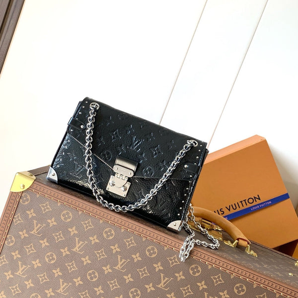 LV M28137 Trunkie Black Calfskin