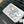 Double C Classic One-Strap Sandals White Gray Smoke Lambskin