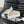 cc classic ballet flat white quilted calfskin
