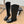 CC Knight Martin boots Black Calfskin and Lining Lambskin