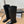 CC Knight Martin boots Black Calfskin and Lining Lambskin