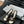 BLACK LAMBSKIN CC SLIDE SANDALS
