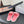 CC 25 Flower Slippers Pink Knitted 305302
