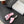 CC 26SS Mary Jane Slippers Black Pink Lambskin Patent Leather 670615