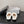 CC 26s Mules White Gold Shearling 127708