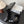 CC 26s Ankle Boots Black Gold Knit Cuff Leather 127794