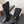 CC 26s Knee High Boots Black Black Suede 127796