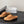 CC 26S Shearling Trim Mules Brown Gold Suede 127804