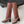 CC 26s Knit Leg Warmer Knee High Boots Brown Suede 127817