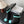 CC 26s Ankle Boots Black Mint Blue Leather Patent 127857