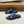 HM Men's Slide Navy Blue Cowhide Leather 588997
