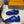 FOOTPRINT SOCCER SNEAKER IN COBALT BLUE CALFSKIN