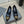 POINTED BB GOLD BUCKLE HIGH PUMPS 80MM IN BLACK PATENT CALFSKIN