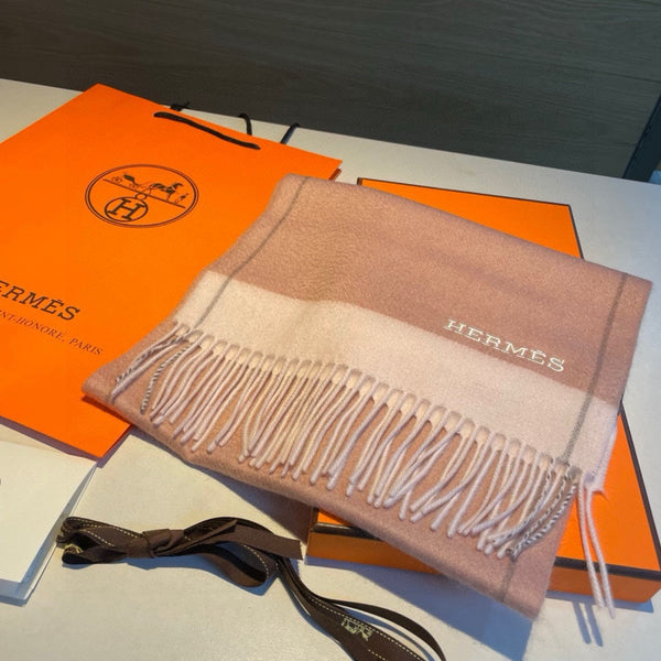 SCARF 180 CM IN PEACHY PINK CASHMERE 366047