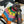 RAINBOW SCARF 180 CM IN COLORFUL CASHMERE AND WOOL 401988
