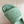 FENDI ROMA SLIDES IN GREEN MINT FUSSBETT LAMBSKIN