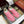 GG G75 Sneaker Light Pink Suede Canvas 818343