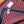 GG Scarf 90CM Burgundy Blue Twill Silk 293045