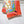 LV Double-sided Scarf 90cm Coral Orange Twill Silk 136589