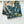 HM Double-sided Scarf 140cm Teal Green Cashmere Silk 136606