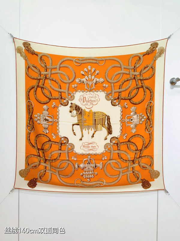 HM 26s Scarf 140 In Cashmere And Silk 504789