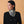 HM Sous le Charme d'Orphee Detail Scarf 90 Black Colorful Twill Silk 194444