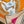 HM Les Eperons Scarf 90x90 Orange Colorful Twill Silk 202554