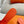 0ASIS SANDAL BRIGHT ORANGE CALFSKIN CLASSIC