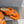 Loewe 25 Toy Panta Toe Thong Orange Sheepskin 317258
