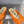 Loewe 25 Toy Panta Toe Thong Orange Sheepskin 317258