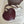 LE COEUR BAG 21 IN BURGUNDY RED CALFSKIN