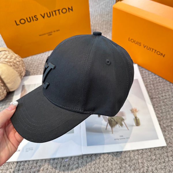 LV Only Baseball Cap Black Cotton 983649
