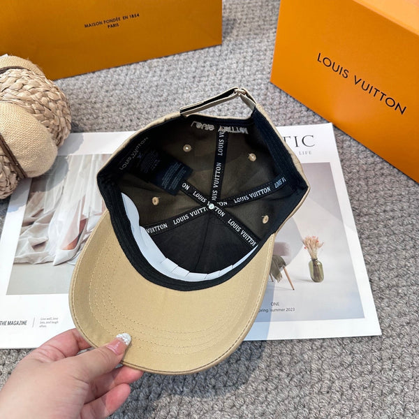 LV Only Baseball Cap Camel Cotton 983650
