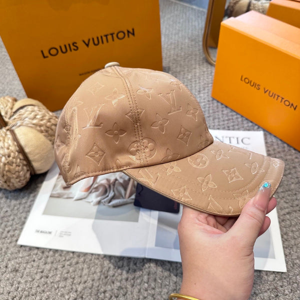LV First Cap Camel Monogram Jacquard Cotton 983658