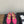 CC MARY JANES DARK PINK WOOL TWEED AND FABRIC