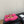 CC MARY JANES DARK PINK WOOL TWEED AND FABRIC