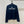 Dior 2025 Knit Sweater With Shoulder Button White and Navy Blue Wool