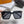 SQUARE SUNGLASS 581370 IN BLACK ACETATE