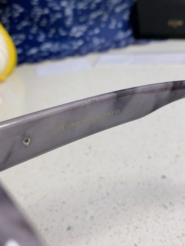 TRIOMPHE SQUARE SUNGLASS 566740 IN MARBLED EFFECT ACETATE