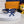 CAT EYE SUNGLASSES 576883 IN BLUE AND GOLD ACETATE