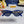 CAT EYE SUNGLASSES 576883 IN BLUE AND GOLD ACETATE