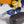 CAT EYE SUNGLASSES 576883 IN BLUE AND GOLD ACETATE