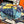 HM 25s Major Scarf 90cm Blue Yellow Cashmere 972936