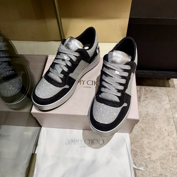 Jimmy Florent Sneaker Black Grey Glitter 715037