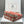 STEEPLE 28 BAG IN OFF-WHITE MIX LIGHT RED CANVAS AND BROWN SWIFT LEATHER