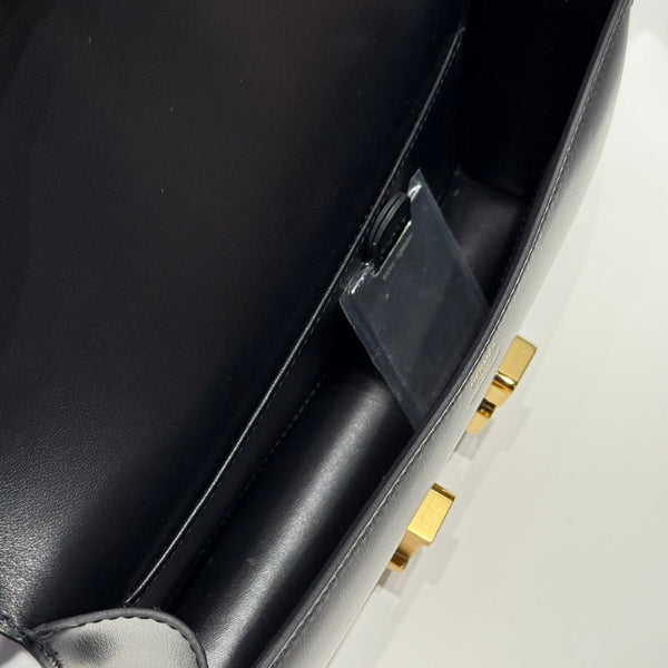 HM Constance Elan 24 Black Epsom Gold Hardware 237352