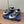 GG Ripple Leather Sneakers Black Silver