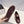 CC 26s Round Toe Mary Jane Shoes Burgundy Lambskin 937757